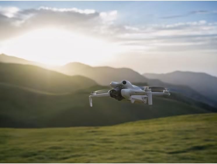 DJI Mini 4 Pro Folding Drone with RC 2 Remote (Screen) Fly More Combo, 4K Video Camera, Under 249g, 3 Battery Bundle with Deco Gear Hard Case Backpack +Content Creation Beginner's Guide & Accessories