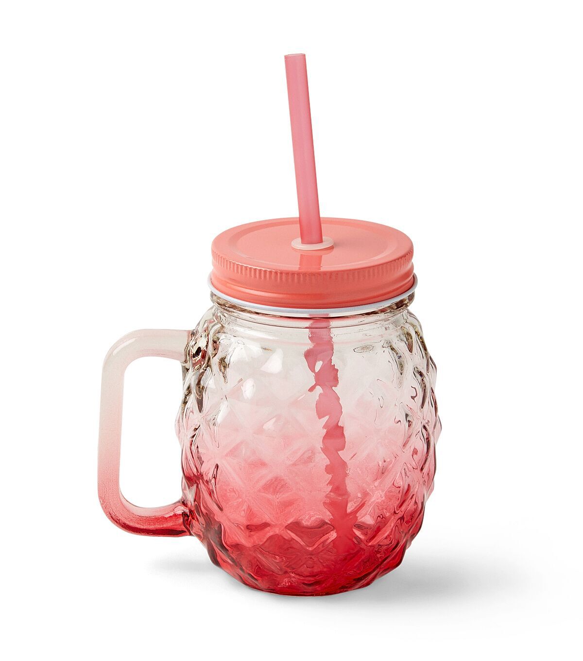 7 Summer Pineapple Mason Jar Tumbler by Happy