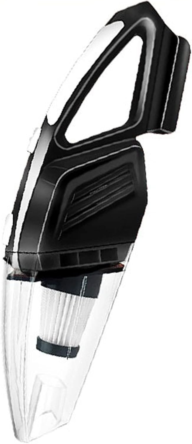 WAGNUS Hard Floor Vacuum Power Suction Car Vacuum Cleaner Auto Handheld Vaccum Cleaner Car Vaccum Cleaner for CAR Dry Wet auto stofzuiger (Color : Black)