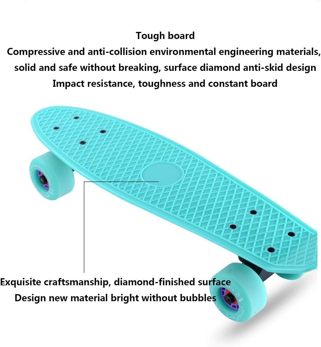 NAUTIG Magneto Complete Skateboard 7-Layer Canadian Maple Deck | Kids Skateboard Cruiser Skateboard | Skateboard for Beginners, Teens & Adults
