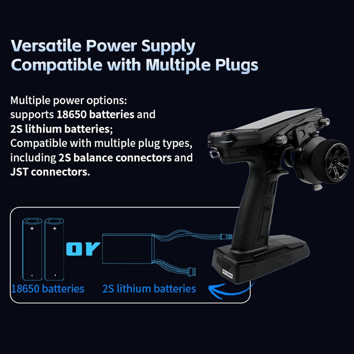 Flysky FS-G11P Radio Transmitter, 2.4GHz 11CH Transmitter with FS-R11P Receiver Combo, IPS Display, Colorful Lighting Control, Ultra-Low Energy Consumption Suitable for ANT Models RC Toys