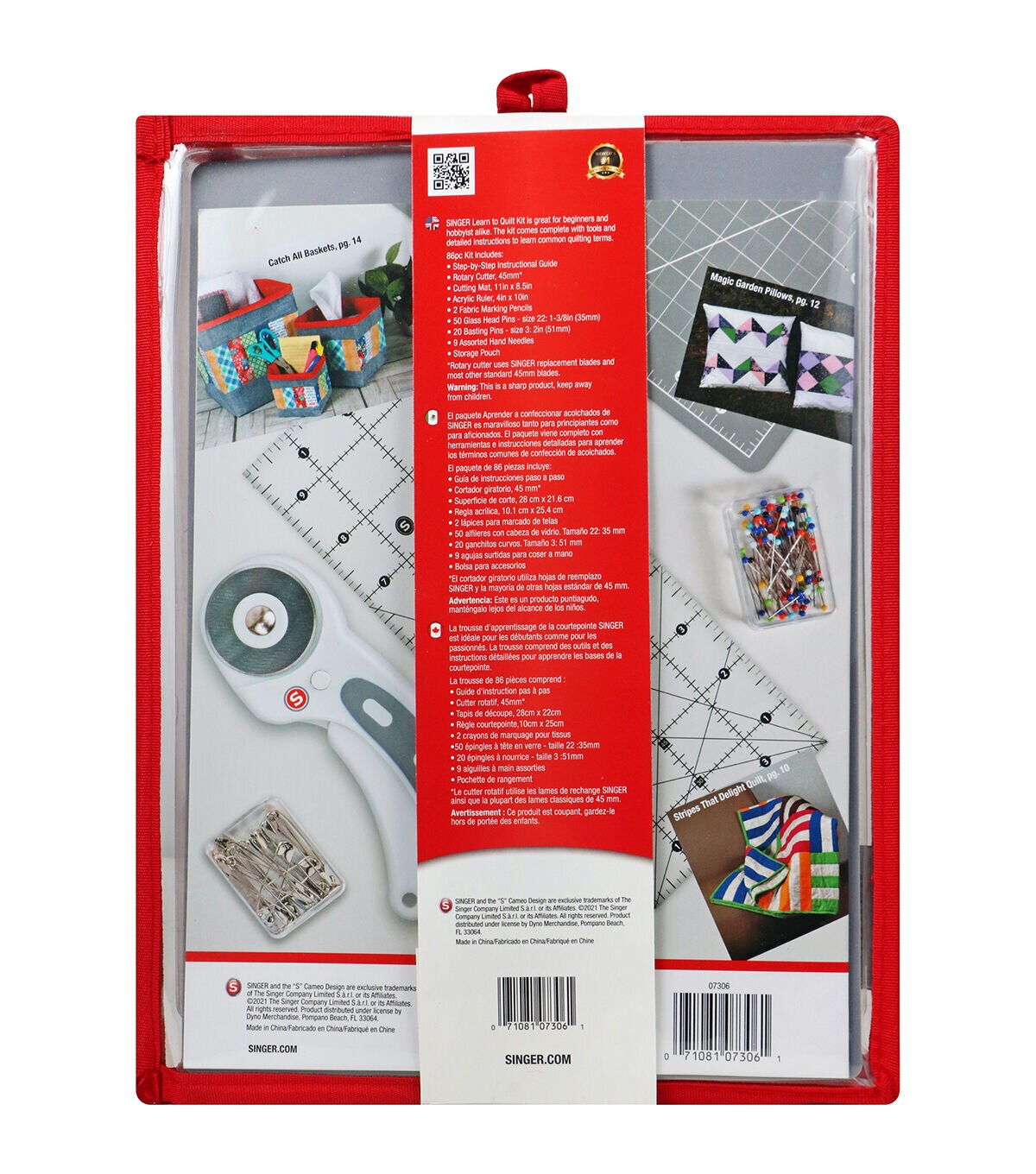SINGER Learn To Quilt 86-Piece Starter Kit