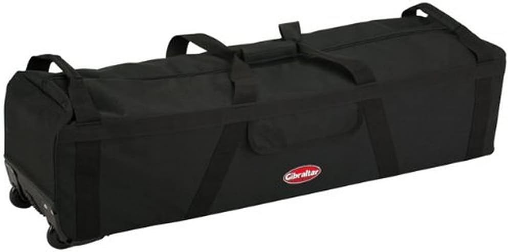 Gibraltar GHLTB Long Hardware Bag with Wheels,Black
