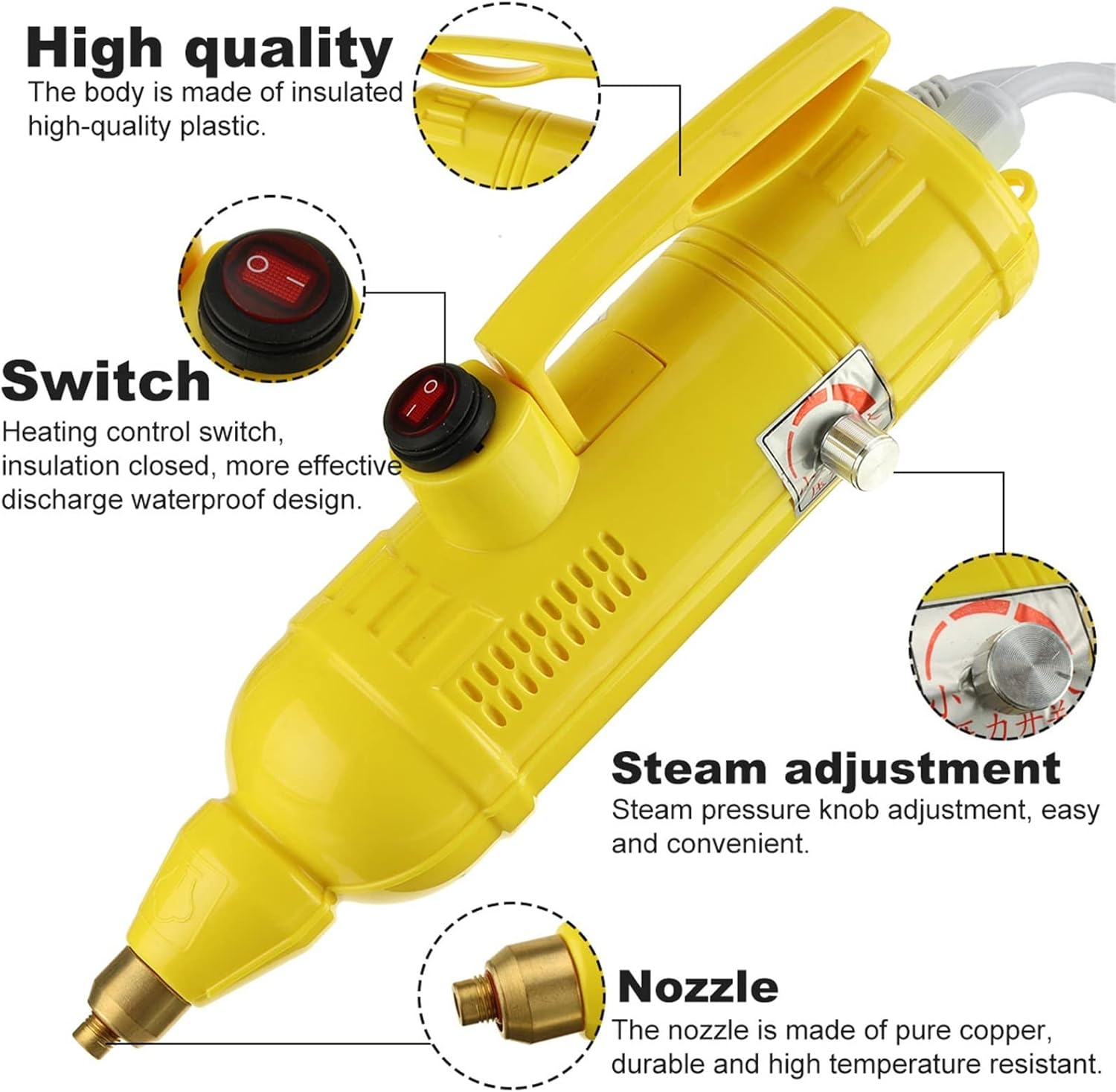 Lifyn2 Steam Cleaning High Pressure Steam Cleaner High Temperature Air Conditioning Range Hood Steaming Cleaning Machine Sterilization Disinfection