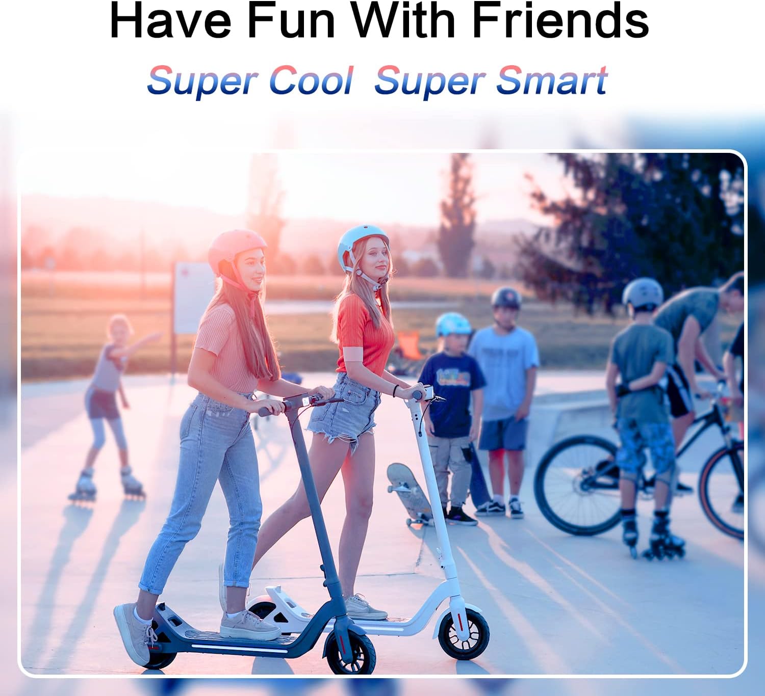 Electric Scooter - Max 17/18.6/28mile Range, 8.5