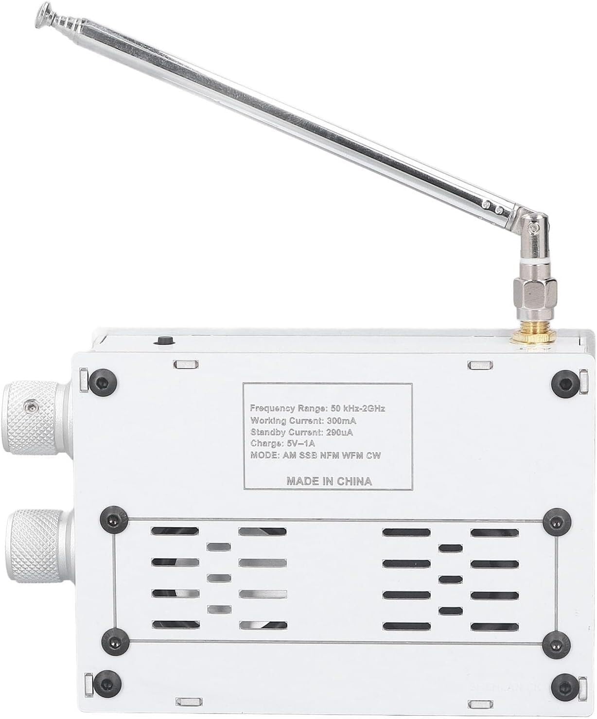Compatible with DSP SDR Receiver, 3.5 Inch Touch Screen Shortwave Radio Receiver 50kHz to 2GHz with Heat Dissipation Hole