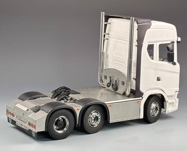 770S Metal 6X6 Chassis 3 Speed Transmission Axle Differential Lock for DIY 1/14 RC Tractor Truck Remote Control Lorry Car Hobby Grade Model for Adult Hobby