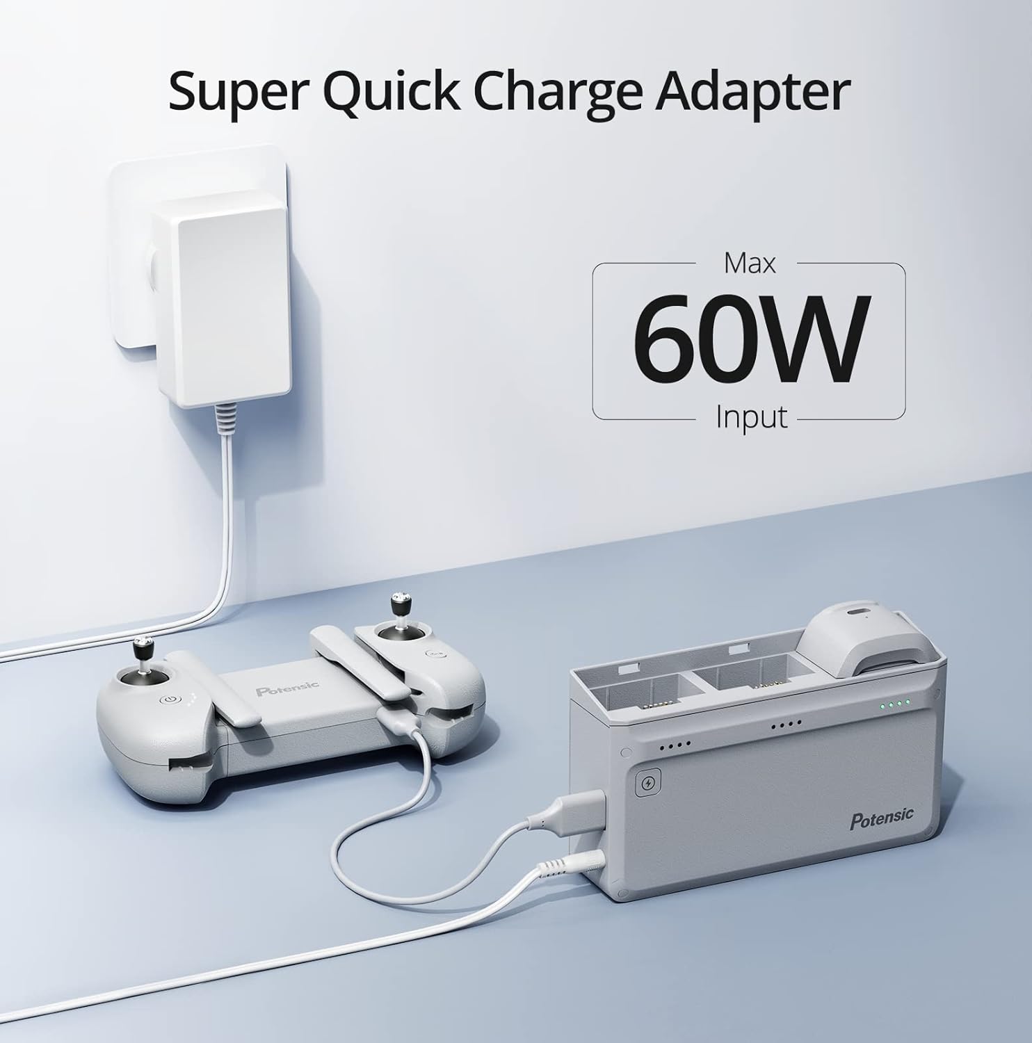 Potensic ATOM SE Expansion Kit Bundle with 1 Charging Hub