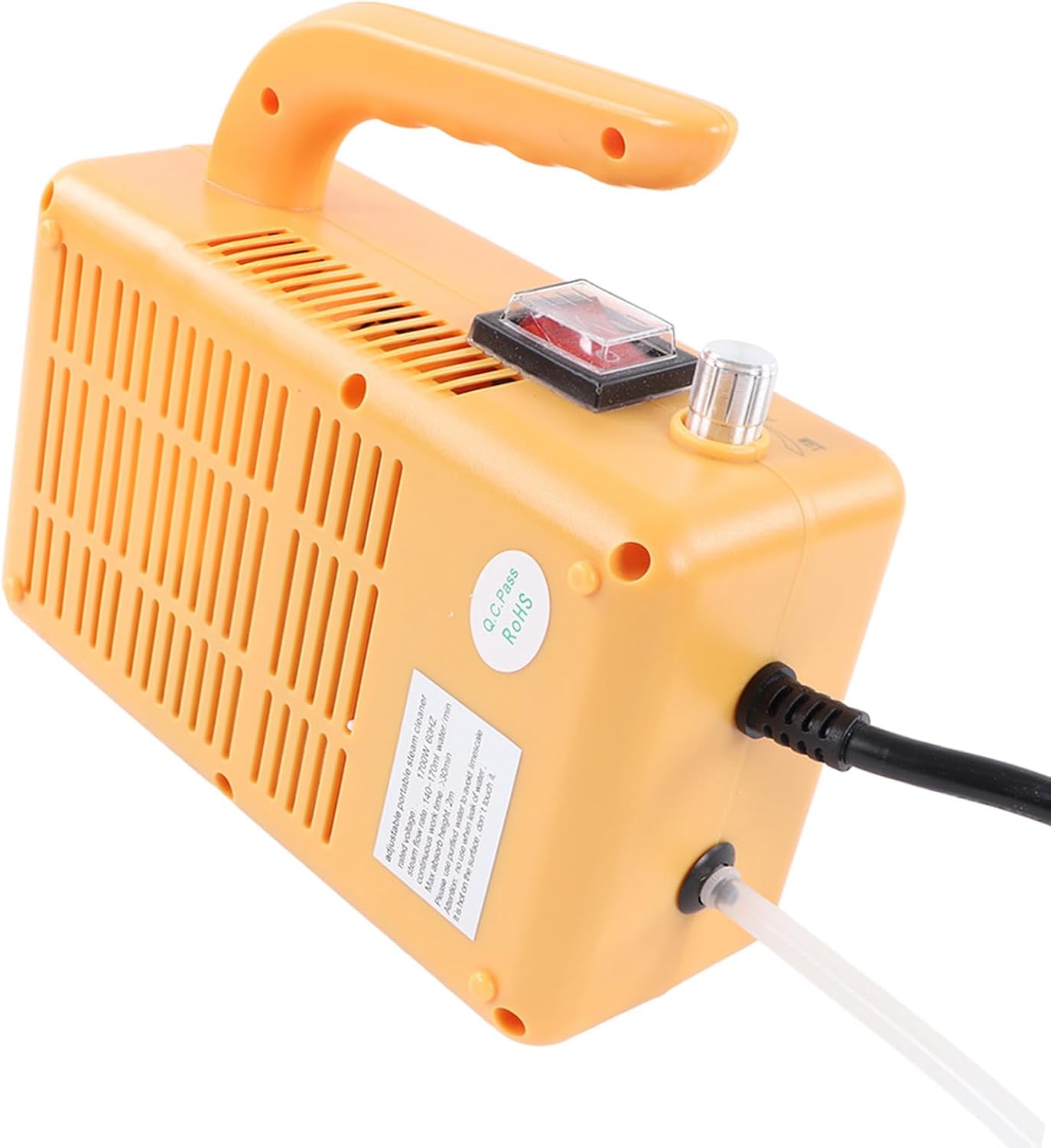 1700W High Pressure Steam Cleaner with Flashlight Extension Tube Handheld Steam Cleaning Machine (US Plug 110v)