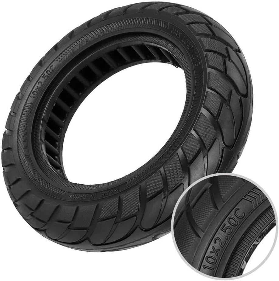 Motorized Scooter 10 Inch 10x2.50 Solid Tyre for G30 Scooter Rubber Tire Replacement Electric Scooter Accessories Motorized Scooter