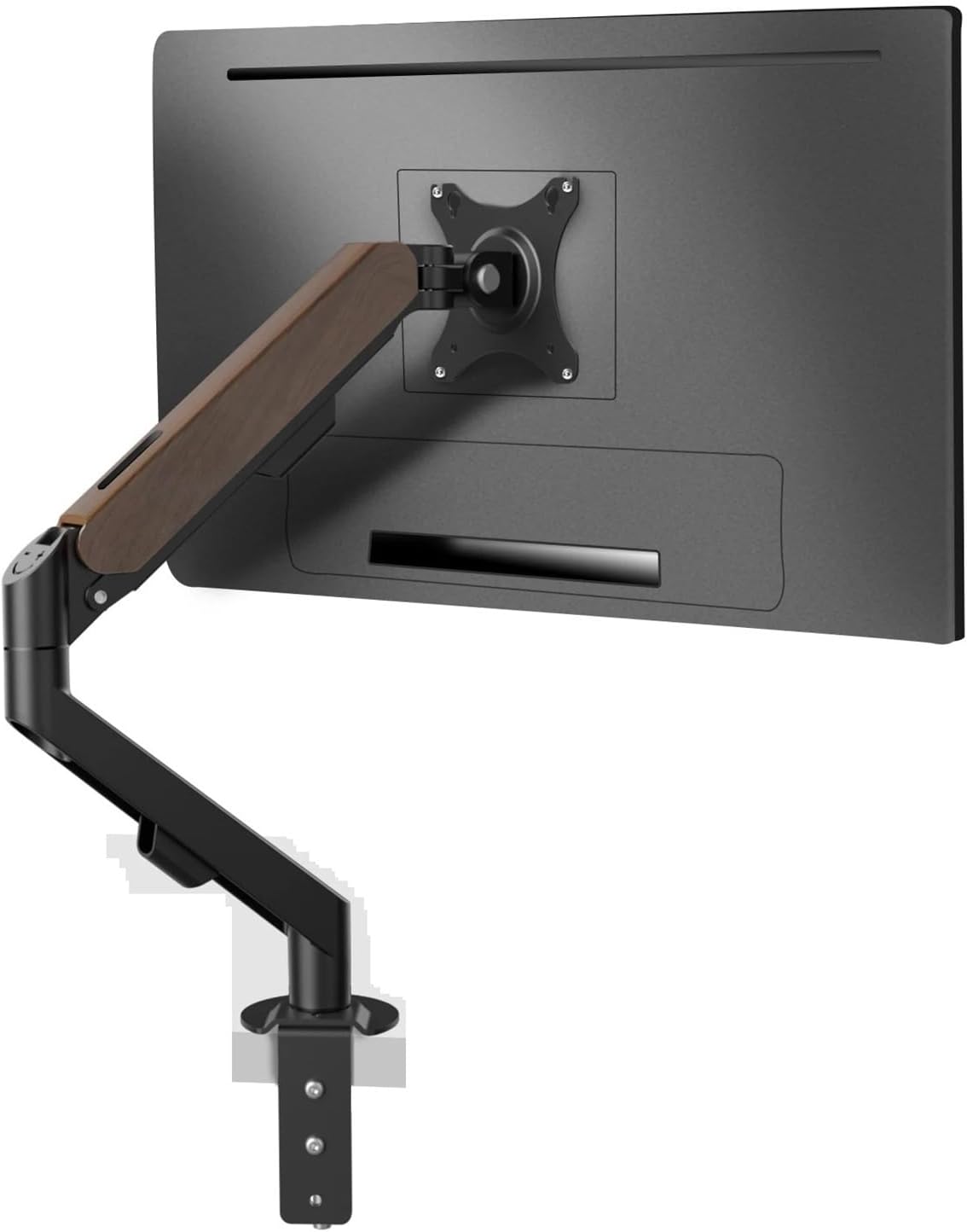 Desktop Monitor Stand for 17-34 Inch Screens - Full Motion Gas Spring Arm with M5-M Struts, Supports LCD LED TVs and Computers(M5W-M White)