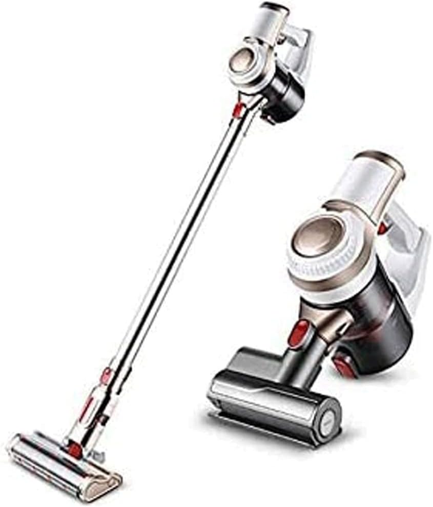 Cordless Vacuum Cleaner Rechargable Lightweight Stick Handheld Vacuum Powerful Suction for Pet Hair Hard Floor Carpet Deep Clean