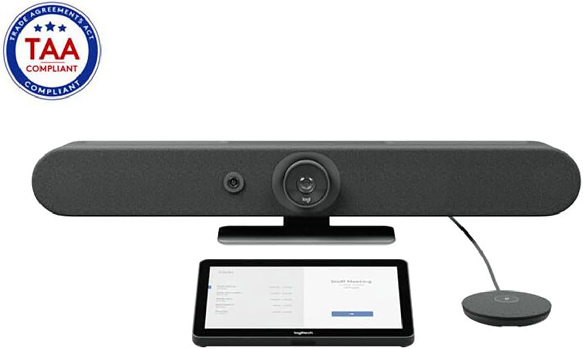 Logitech Rally Bar Mini Room Kit - for Video Conferencing - Large Room Size Supported - Desktop - TAA Compliant