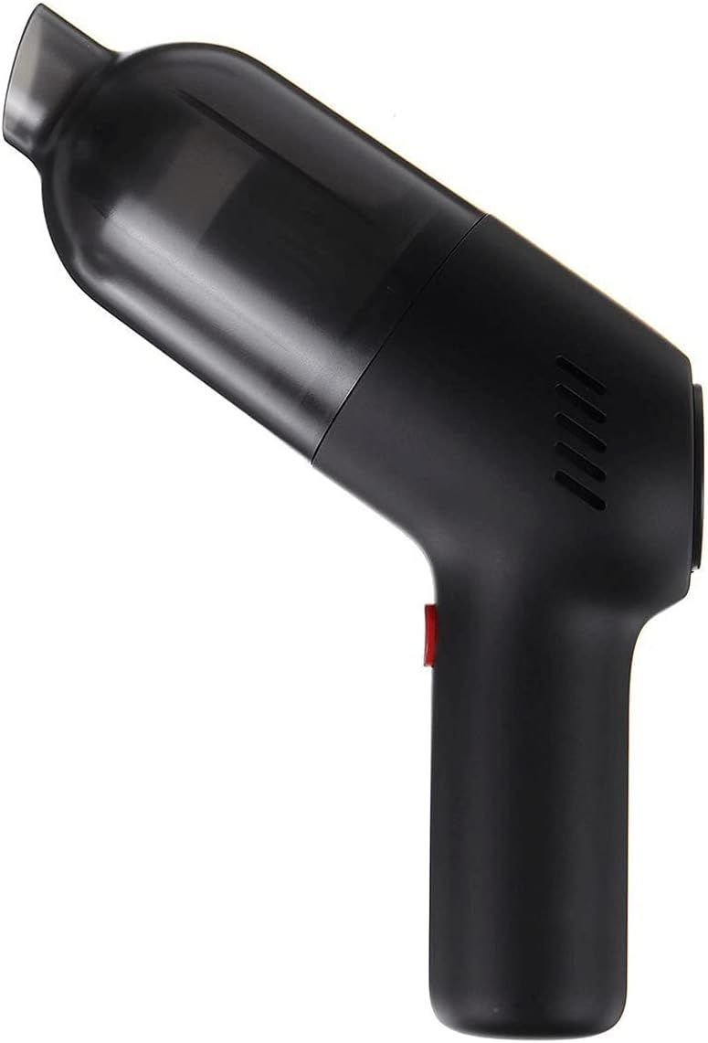 PacuM Hand held Vacuum Handheld Car Vacuum Cleaner Suction Wet Dry Car Home Vacuum Cleaner (Color : Black)