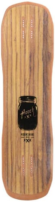 Longboard Skateboard, Freestyle Cruiser, Waterproof and Wood Construction, Cruise Skateboard and Longboard Decks, Lightweight Build (Hooch Complete Deck + Wheels)