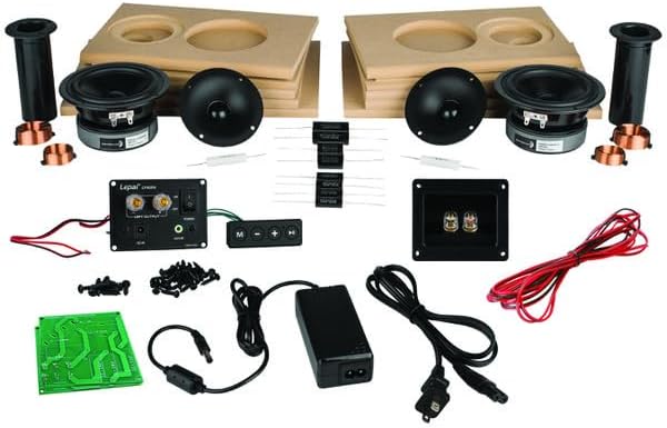 C-Sharp Powered 2-Way Speaker Kit Pair