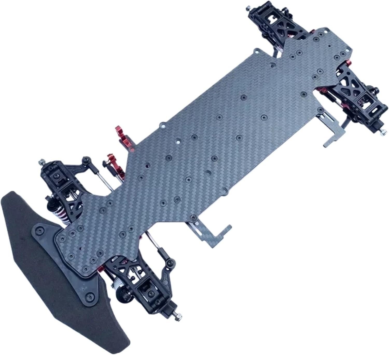 For RC Vehicle 1/10 Body Frame 260mm Wheelbase 4WD Driving System Remote Control For Racing On-Road Car Upgrades Parts Models