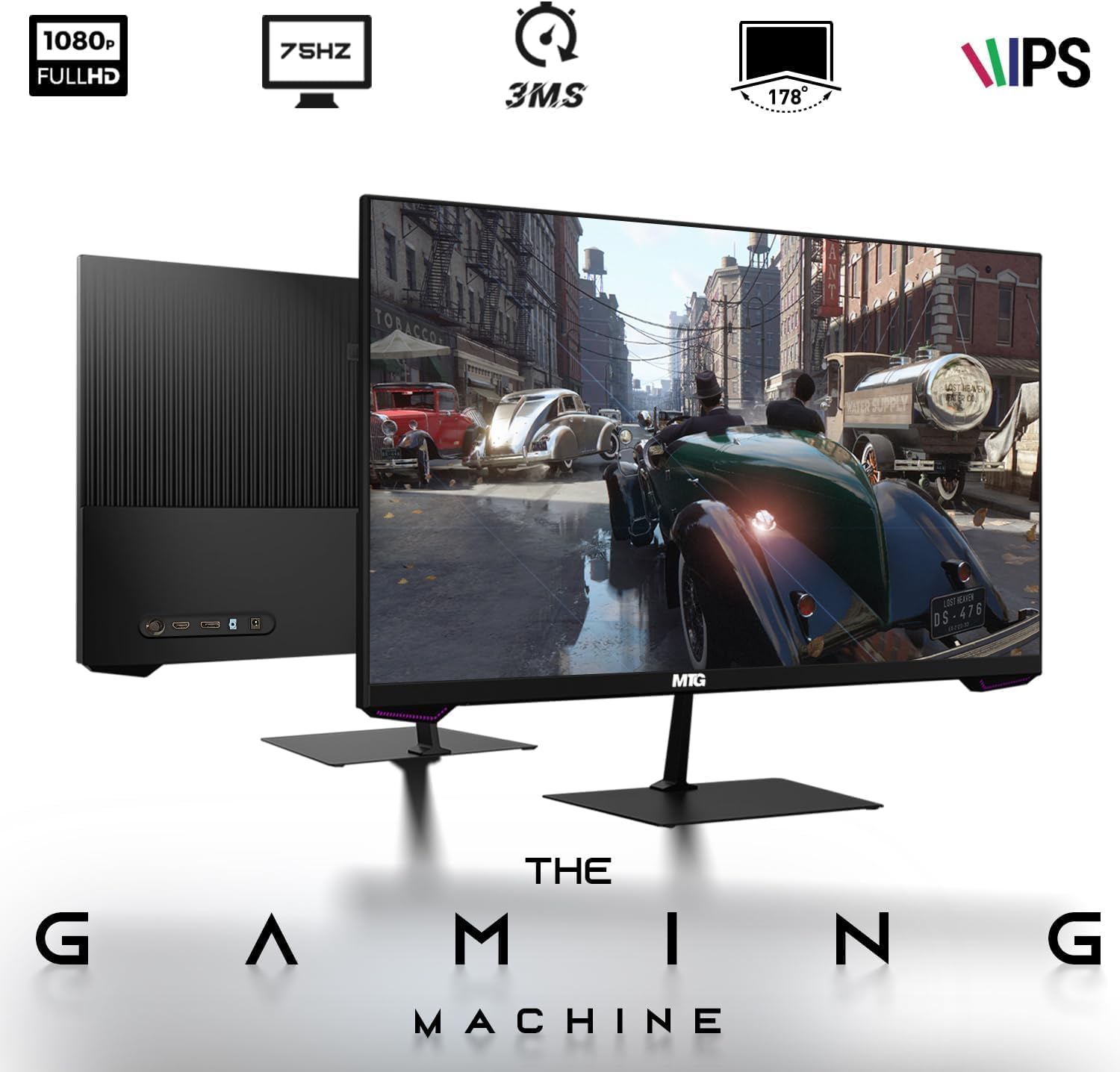 Dell Desktop PC Gaming Bundle - Intel Core i7, 16GB RAM, 512GB SSD, 27-inch Monitor, GT 1030, RGB Keyboard with AI-Enabled Copilot Key, Mouse, RGB Headphone, Webcam, Wi-Fi, Windows 11 Pro (Renewed)