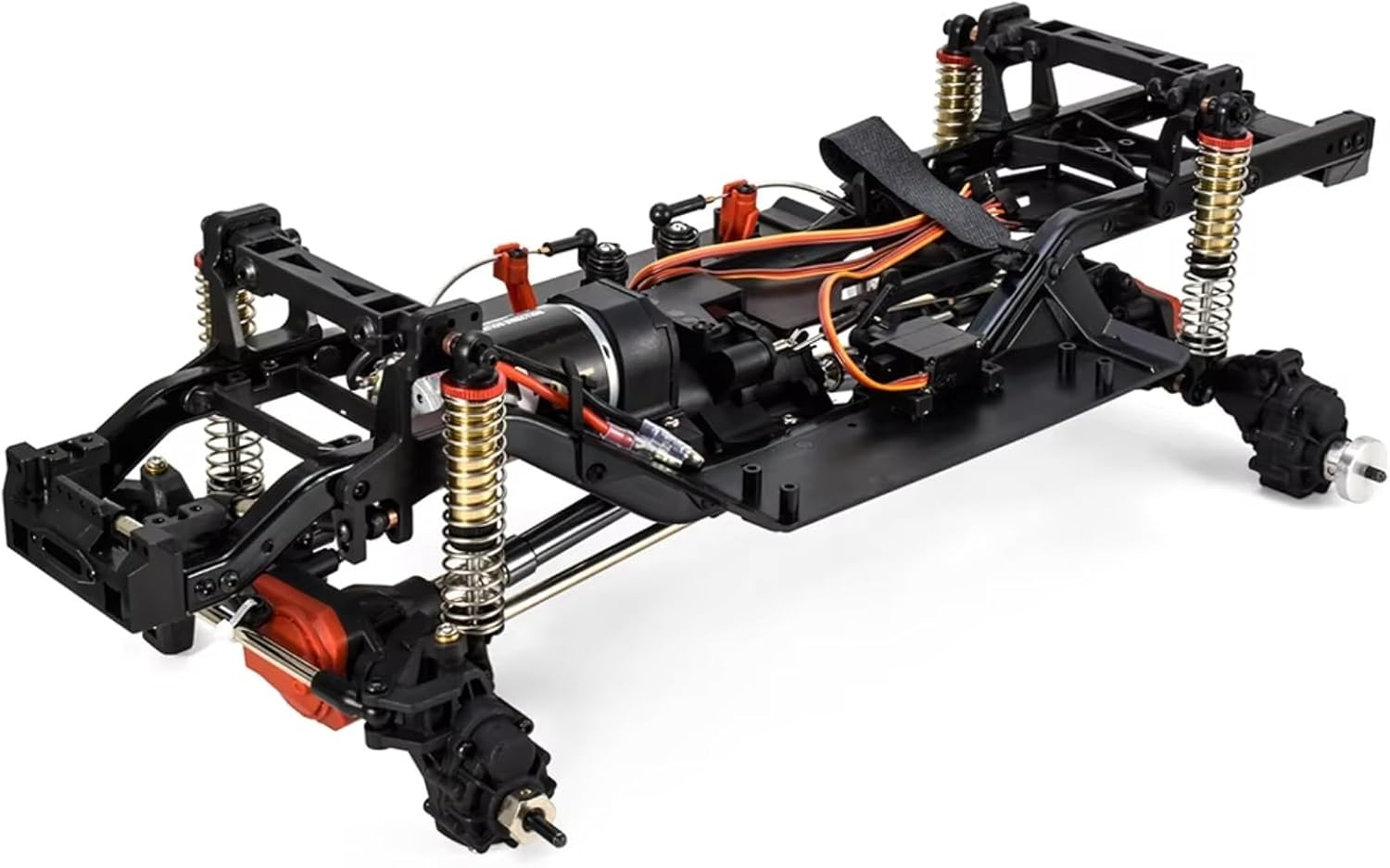 For Traxxas For TRX-4 1/10 RC Car DIY Parts RC 313mm 2-Speed Axle Transmission For Chassis Frame With Differential Portal RC Crawler Frame(With Tires)
