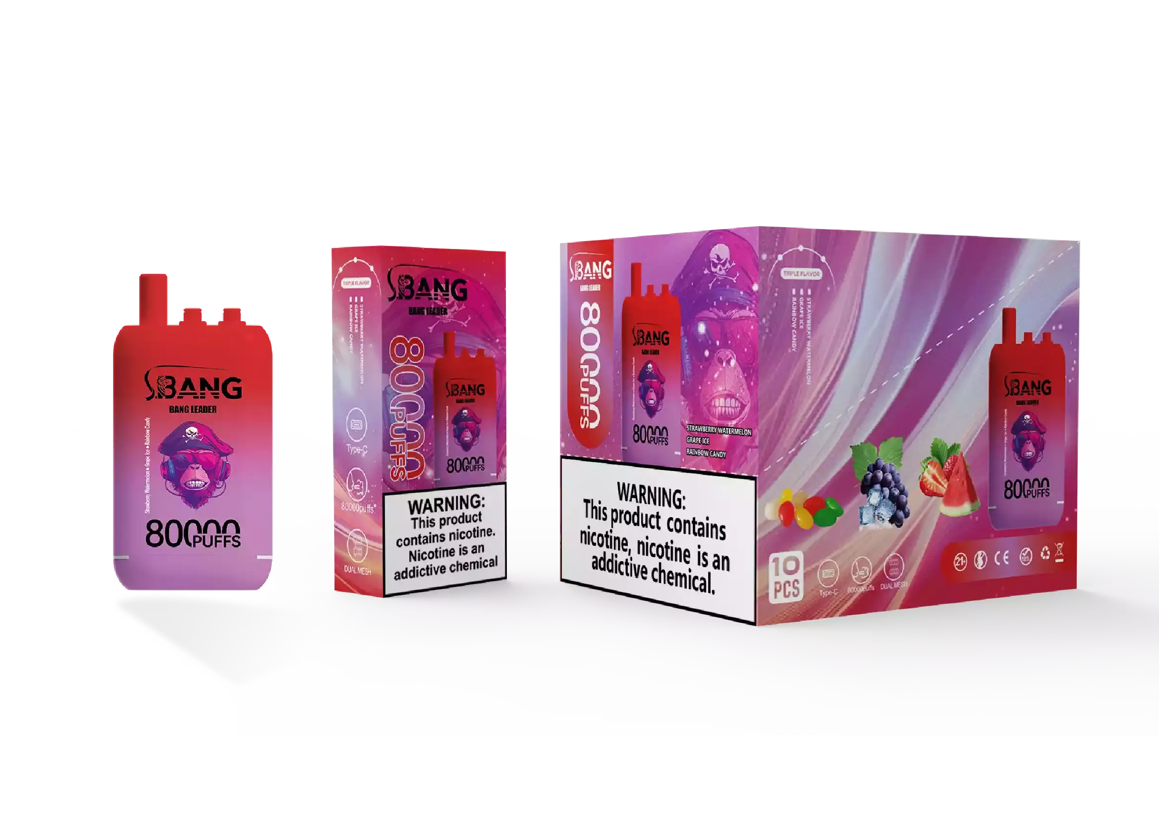 BANG LEADER 80K 3 in 1 (10pcs) - MYEU VAPES