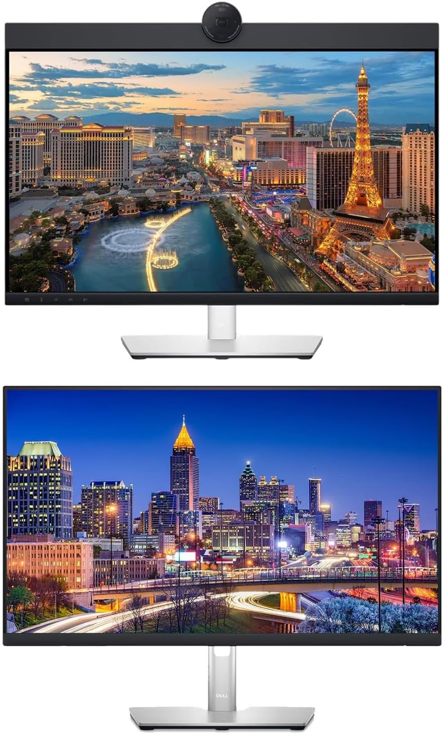 Dell P2424HEB 24-inch 1080P FHD and P2422HE Monitor 2-Pack, Full Dock, Daisy Chain, DisplayPort, USB Hub, USB-C, Ethernet, Webcam, Speaker and Microphone (Renewed)