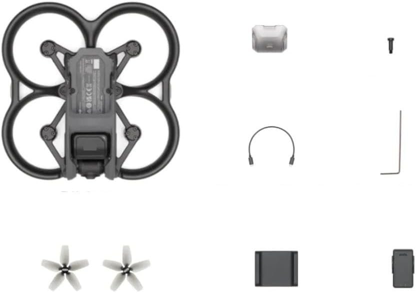 for DJI for AVATA Drone Only FPV Quadcopter 4K HD Camera Super-Wide 155° FOV, Built-in Propeller Guard(Avata No RC)