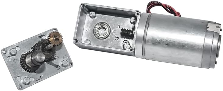 Electric Motor 3/9/80/110/160rpm 12V 24V DC Worm Gear Motor For Homemade Electromotor 12V 24V - (Speed(RPM): 80rpm/ Voltage(V): 12V)