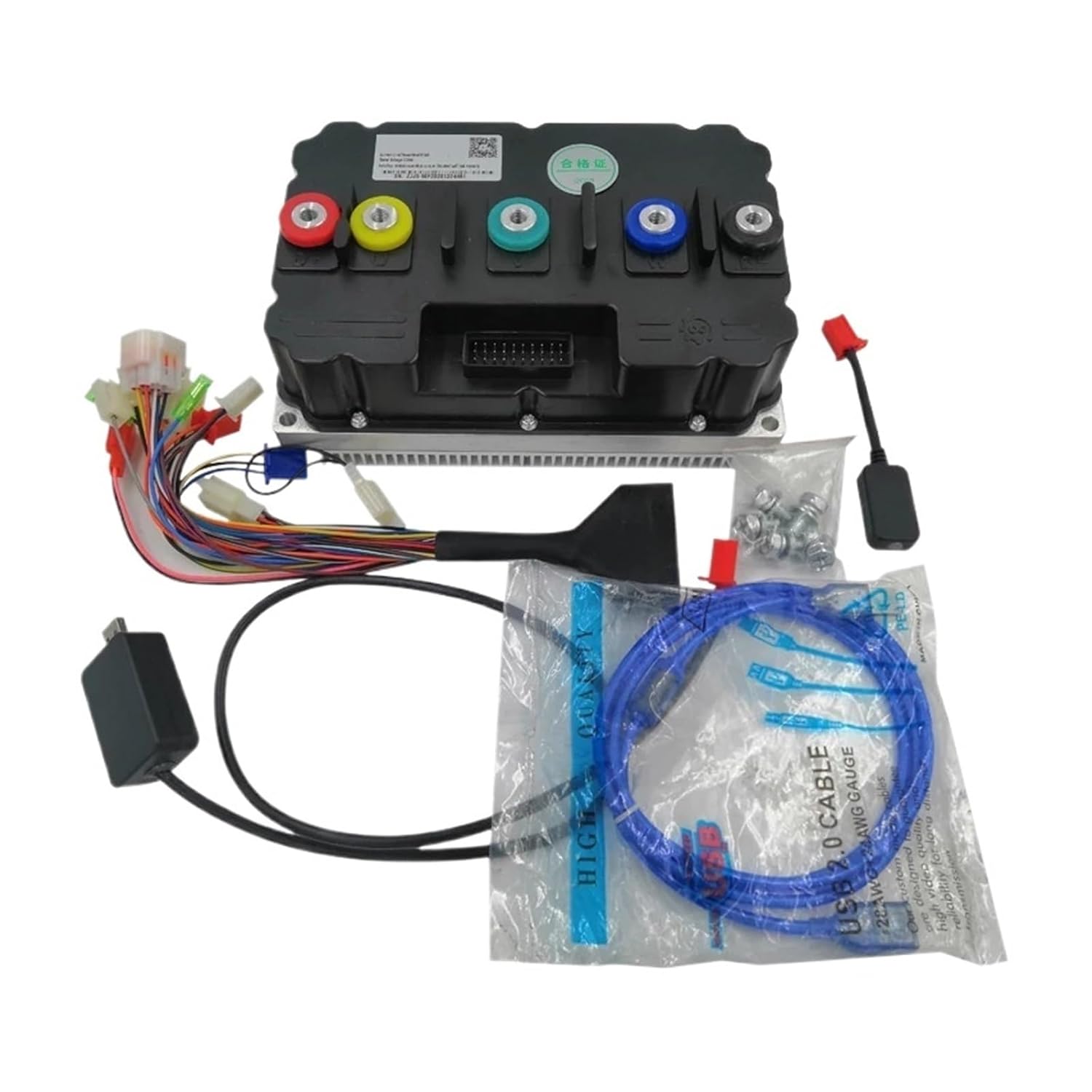 Fardriver Controller Motor 10000W 12000W 72V-96V Programmable BLDC with for Electric Scooter(961200 with Bt)