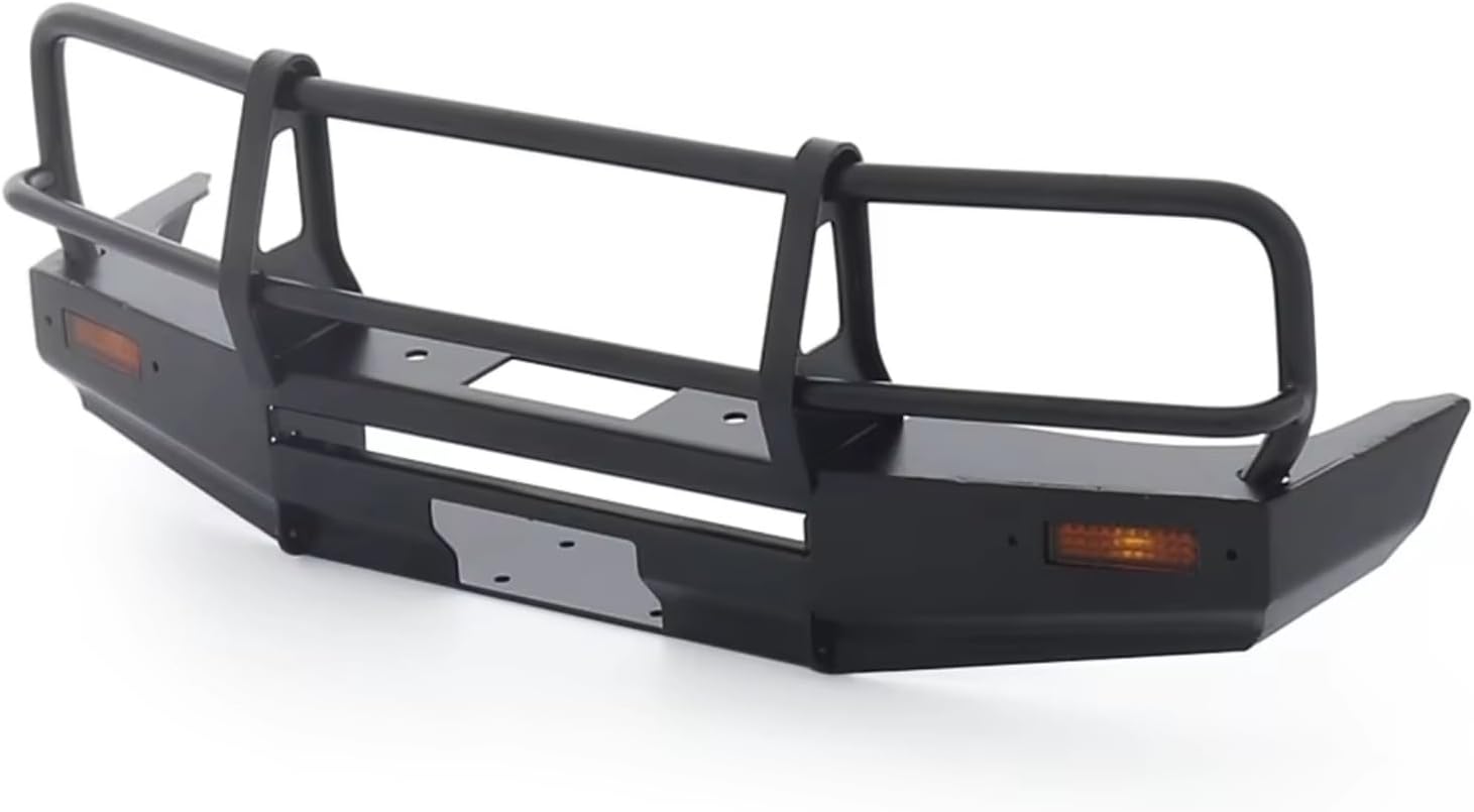 RC Car Accessories Compatible with RCRUN RUN80 1/10 RC Crawler Car Upgrade Modification Replacement Parts Accessories Metal Front Bumper