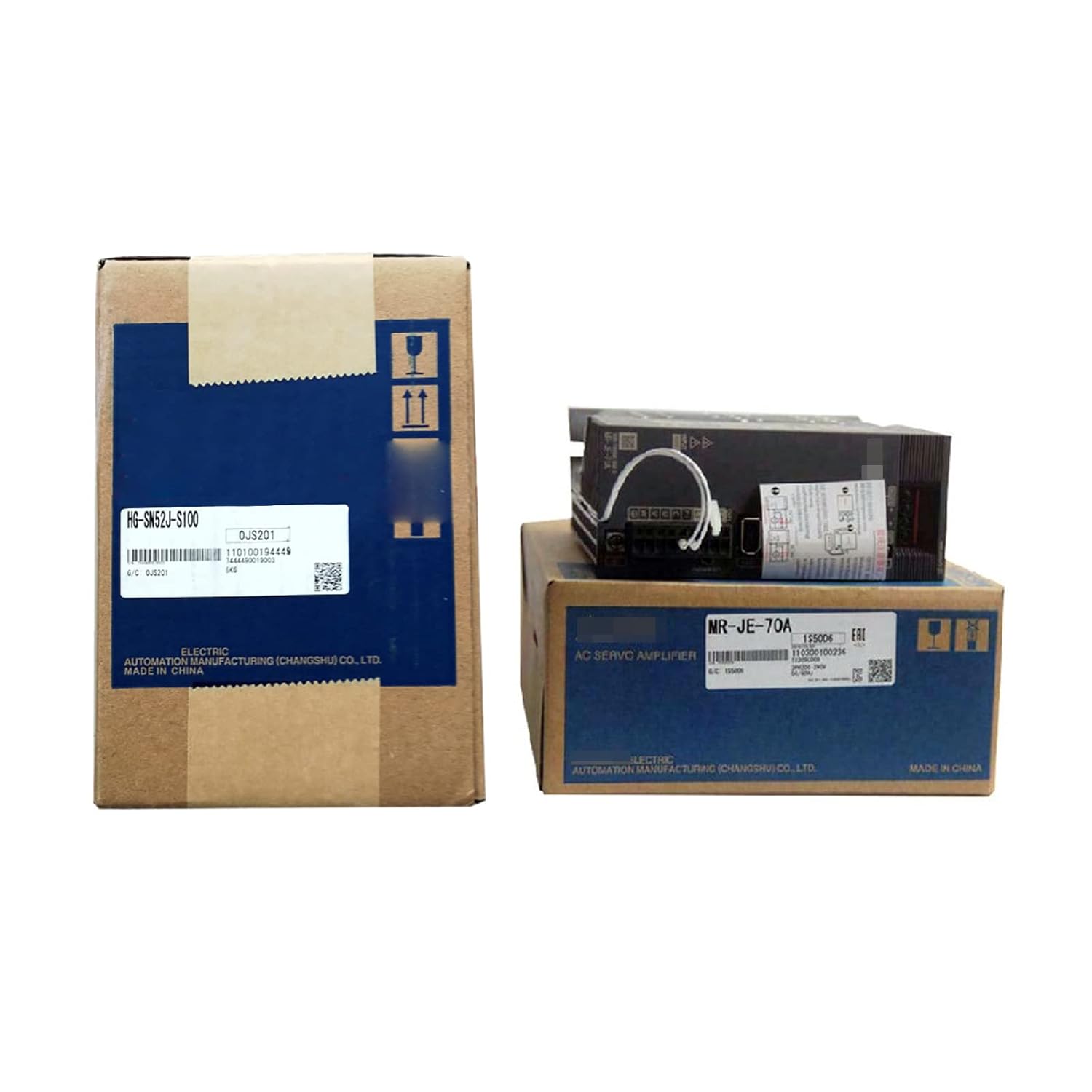 HG-SN52J-S100+MR-JE-70A Servo System Pack HGSN52JS100+MRJE70A Sealed in Box 1 Year Warranty