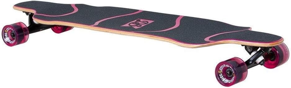 DB Longboards DB Wanderer 39 Pre-Built Longboard Complete, Black, 38.75