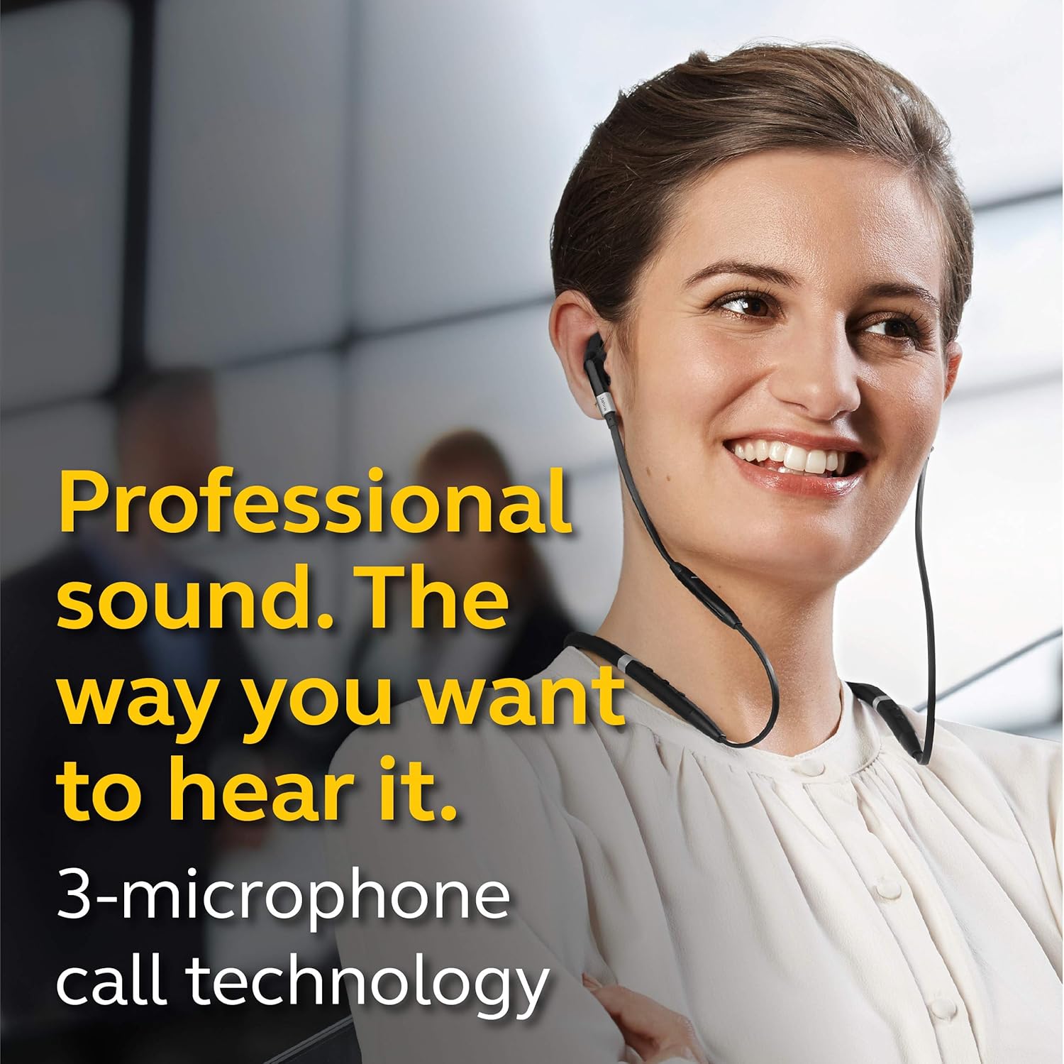 Jabra Evolve 75e MS Teams Bluetooth Wireless in-Ear Earphones with Mic - Noise-Canceling