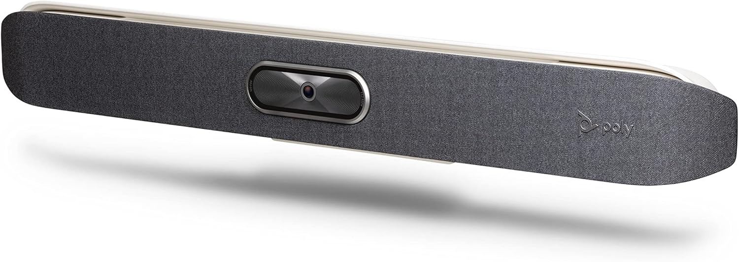 Poly - Studio X50 (Polycom) - 4K Video & Audio Bar - Conferencing System for Mid-Size Meeting Rooms - Works with Teams