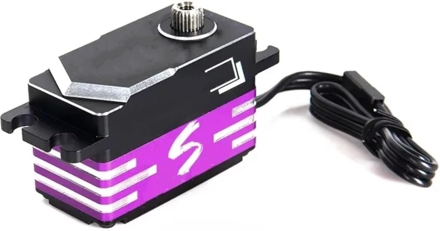 RC Cars Spare Parts For Etc D3519HB-S Low Profile Programmable HV Brushless Servo For Toys RC Car Repair Modify Parts Assembly Upgrading(PURPLE)