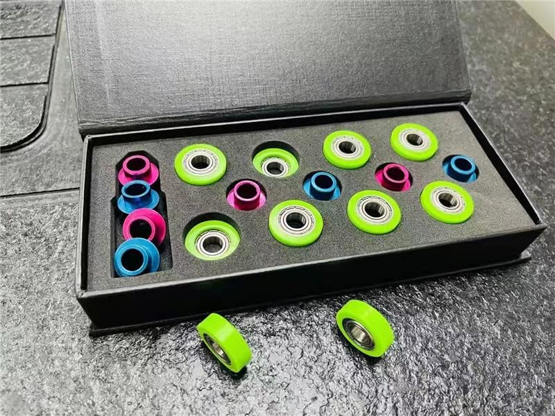SUOFEILAIMU High Precise 688 608 Smooth Speed Skating Bearing for Inline Speed Race Competition Skating Speed Bearing (Color : 16 Bearing 8 Spacer)