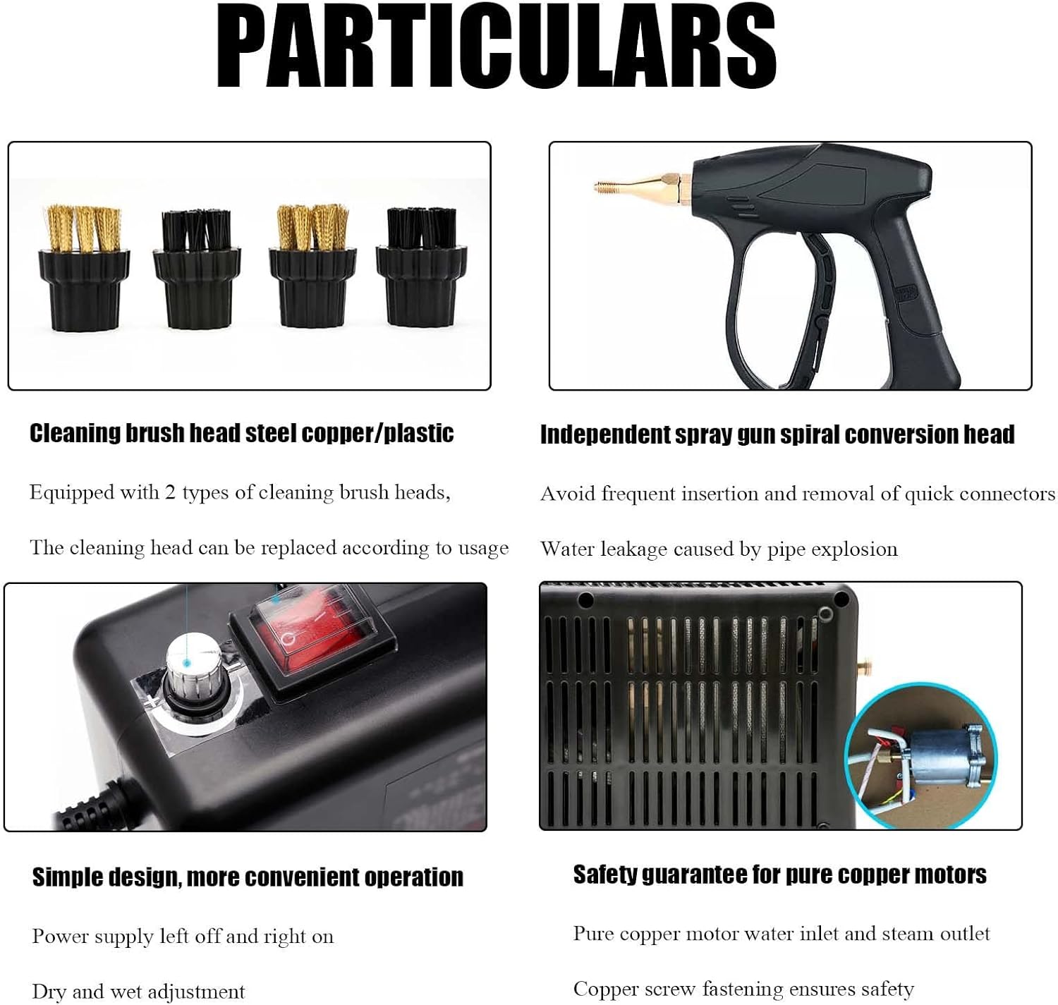 High Pressure Steam Cleaner,Pressure Steam Cleaner,Household Grout Tile Car Detail Kitchen Bathroom,Yellow-220V