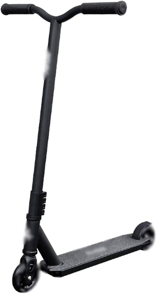 Scooters Black Adult Scooter, Men's Training Kick Scooter, Professional Racing Sport Scooters, Wheel Trick Scooters (Color : Black, Size : 49 * 51 * 86cm)