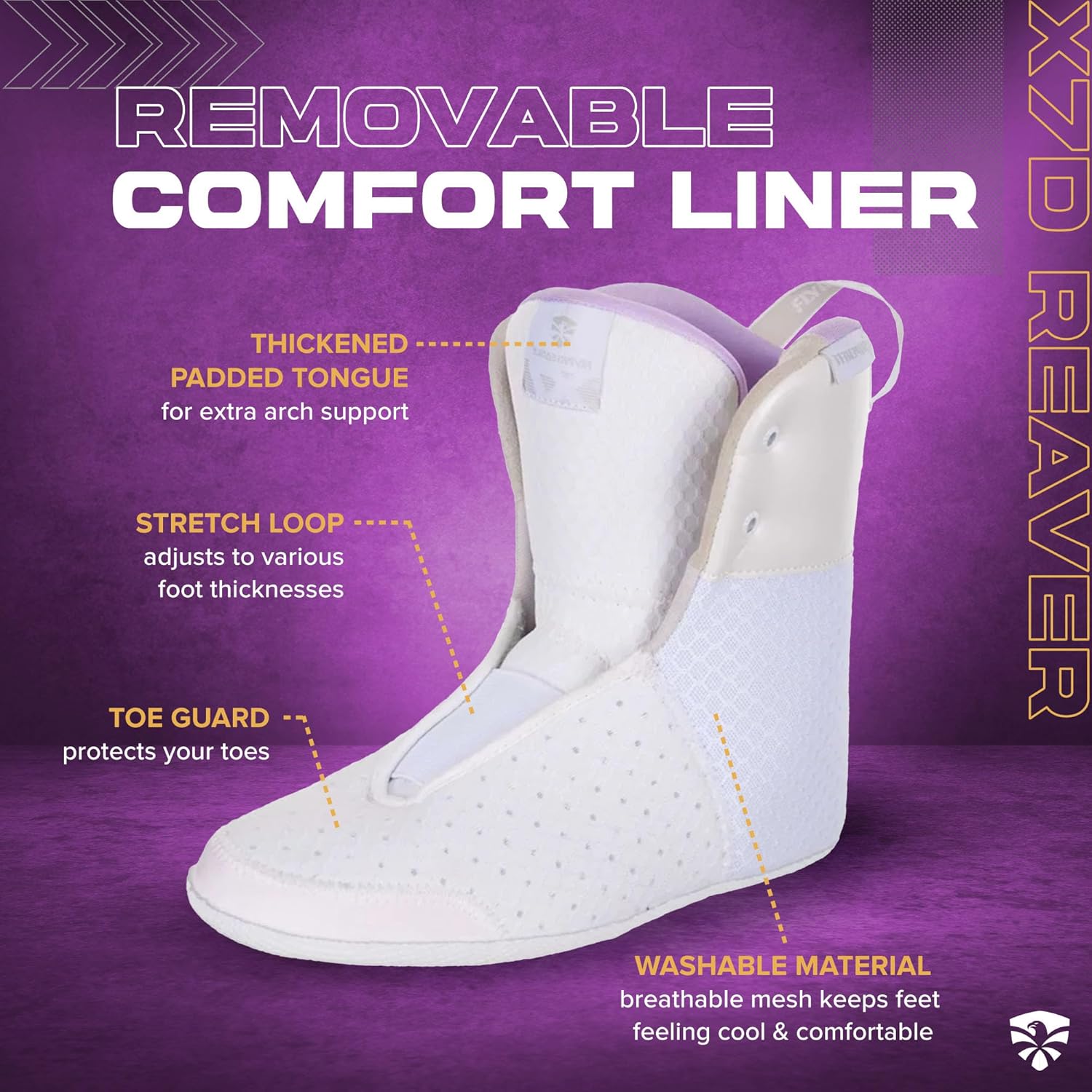 Flying Eagle X7D Reaver - Adult Inline Skates Men & Women, Inline Roller Skate Outdoor, Adults Roller Skates, Freeskates, Skater Shoes for Urban Skating