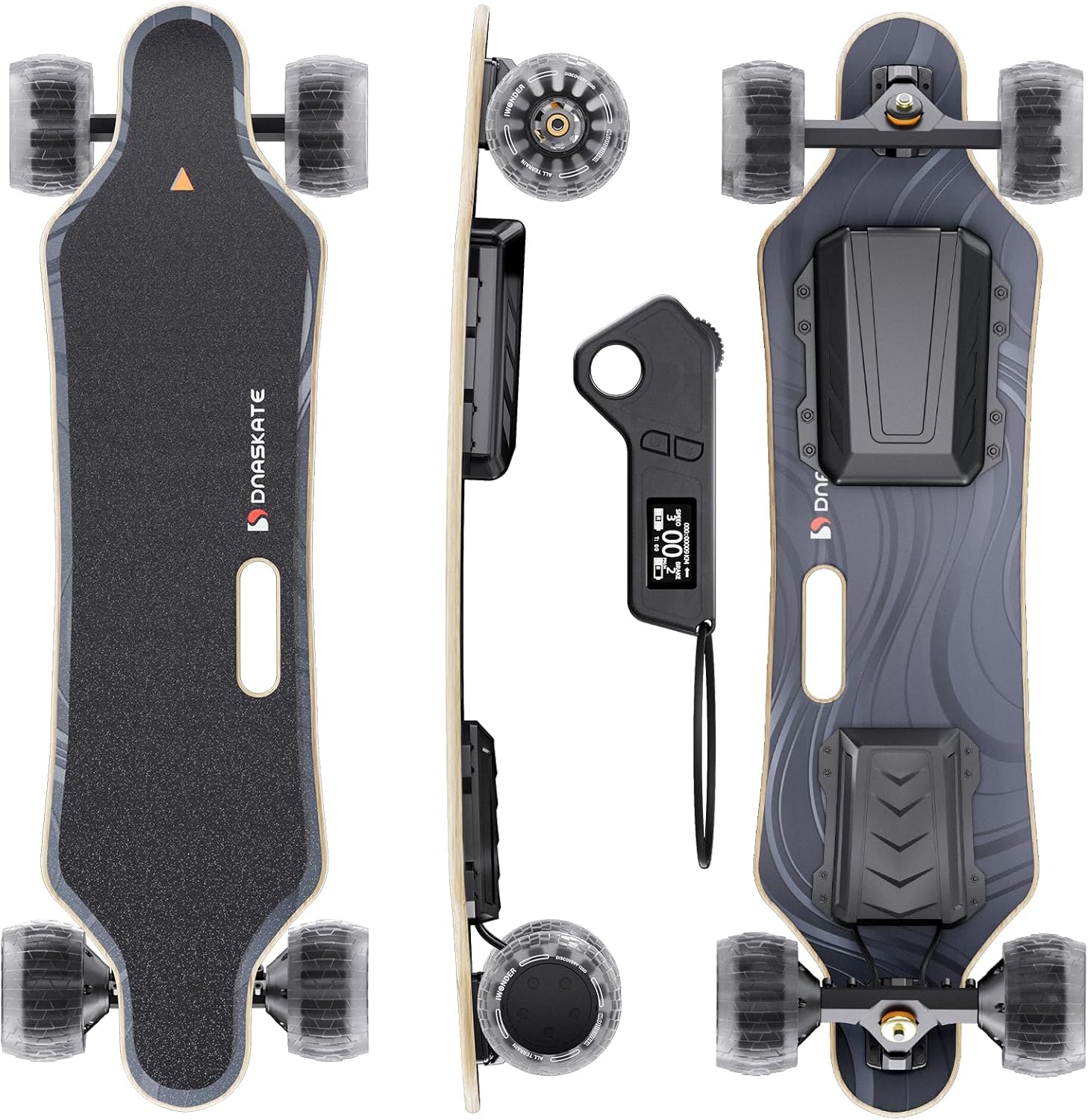 V20 Electric Skateboard with Remote, 28 Mph Top Speed,22 Miles Range,1000W Hub-Motor, Longboard Skateboard for Adults ＆Teens