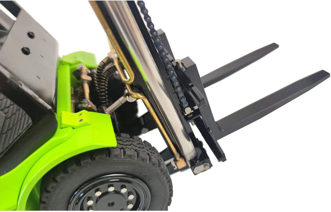 LESU 1/14 RC Hydraulic Forklift Transfer Car RTR Model ESC Motor Servo Light Sound I6S Radio Controller Green