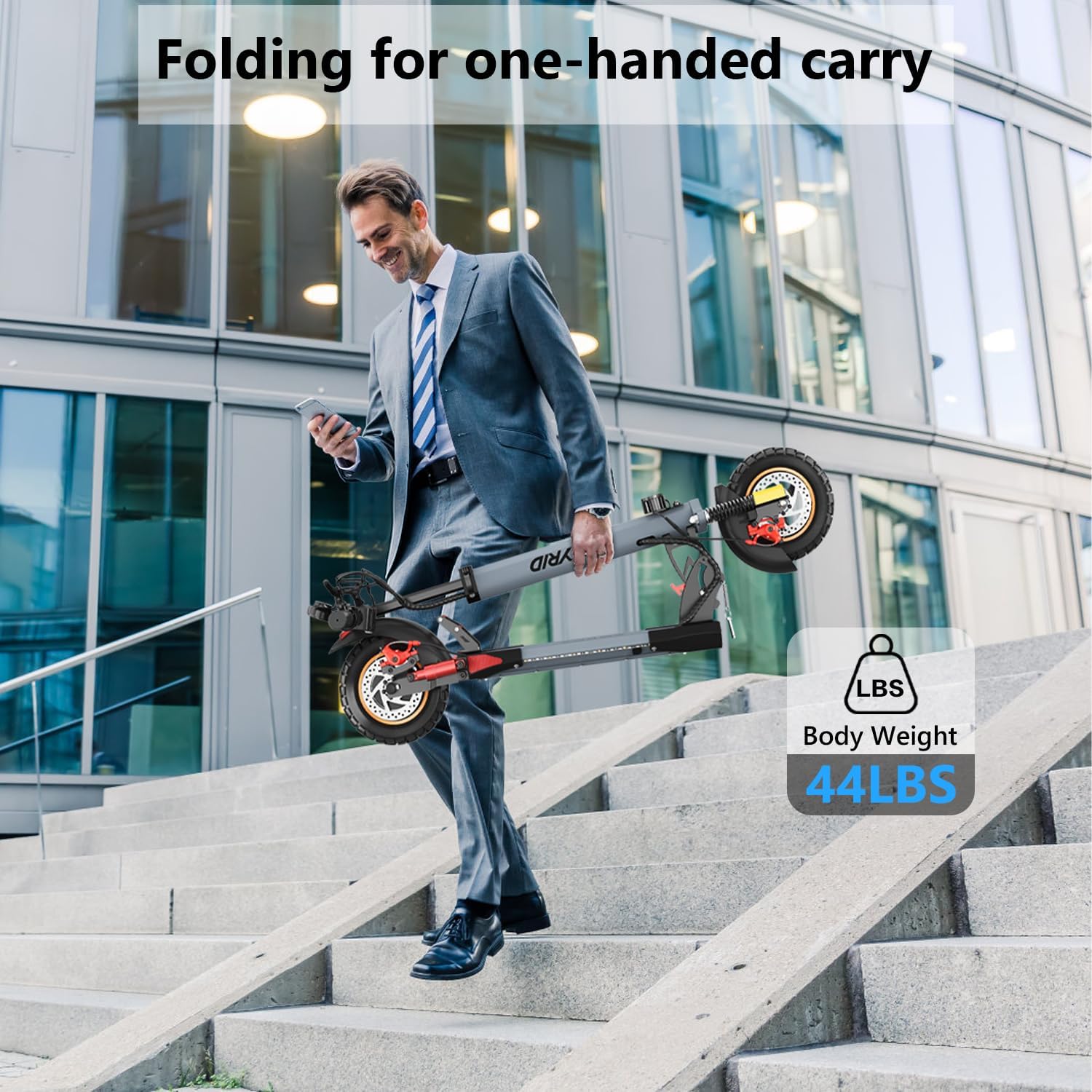 Electric Scooter Adults, 800W Motorized Eletric Kick Scooters, 10