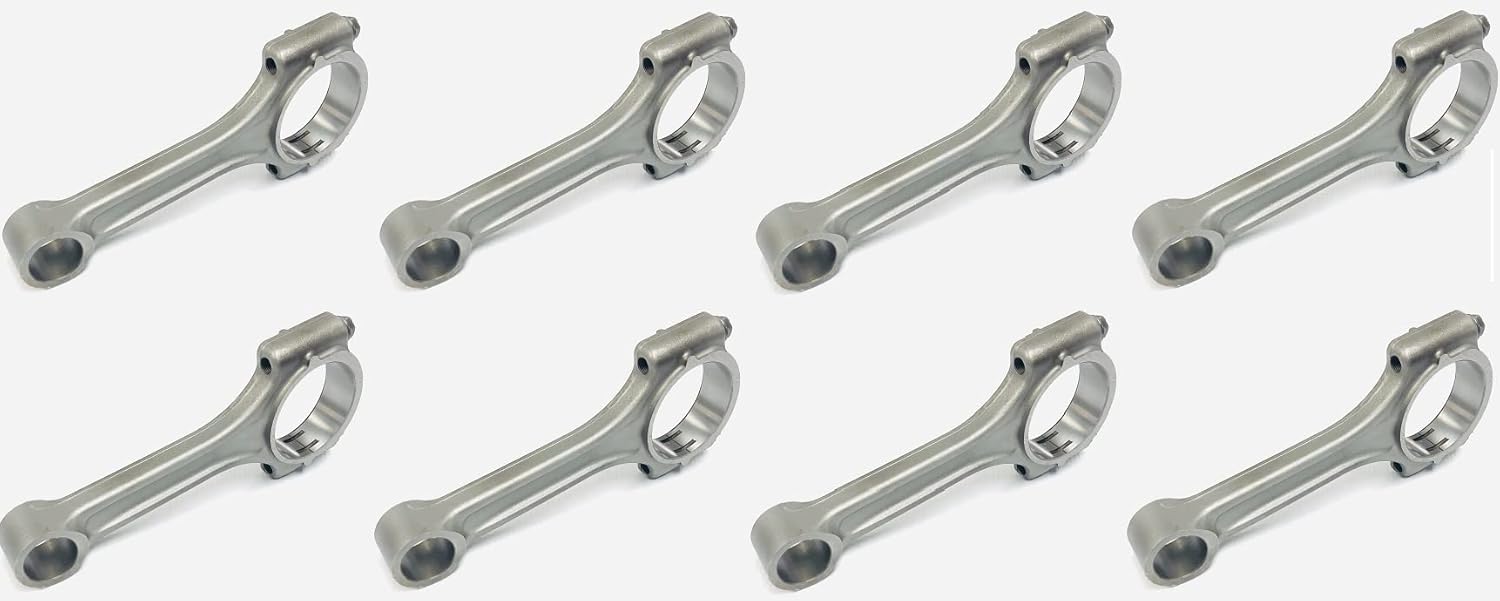 Complete set of (8) Rebuilt OEM Connecting Rod compatible with 1999-2010 LS Vortec 5.3L & 6.0L and 1997-05 5.7L LS1 LS6 Casting #143