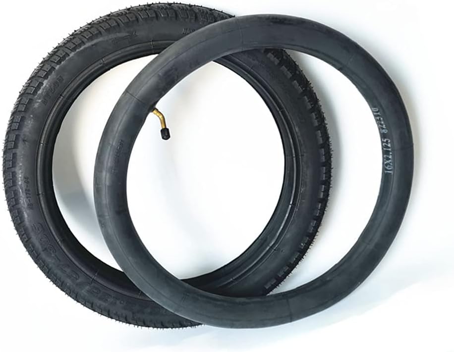 16-inch Solid Electric Scooter Tires, Anti-Skid & Wear-Resistant, Comfortable Shock-Absorbing, No Tubes Required (D Color)