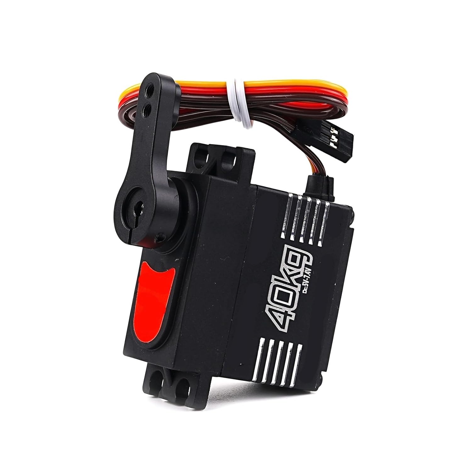 40KG RC Digital Servo High Torque Metal Gear 1:8 1:10 TRX6 Scx10 Tracked Robot(2PCS 270 Degrees)
