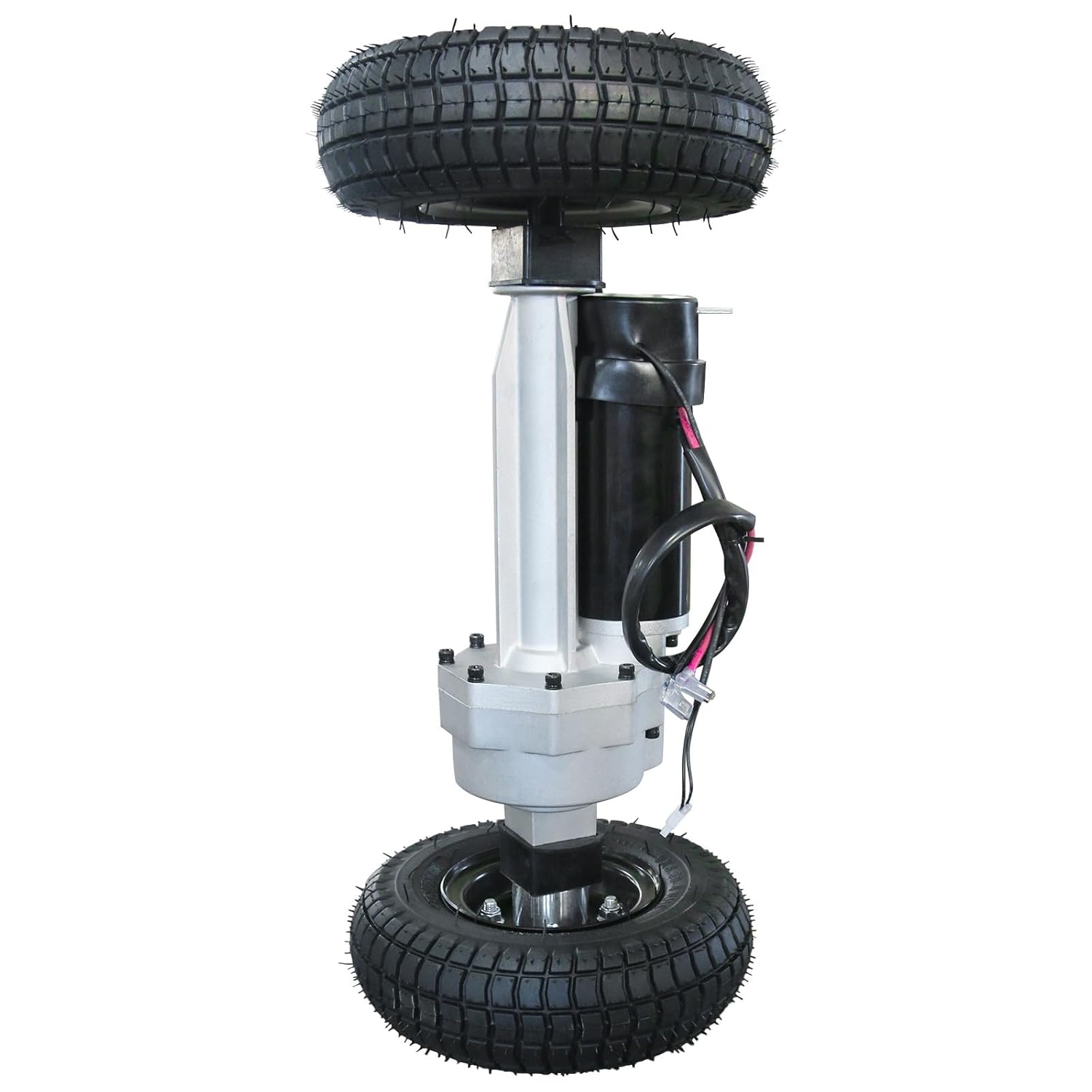 24V 180W Electric Brush Motor Transaxle Differential with Rear 9x3.50-4 4-Ply Tire Wheel Set for E-Bike 4 Wheeler Go Kart Wheelchair Mobility Scooter, Electric Trolley Cart, Tricycles