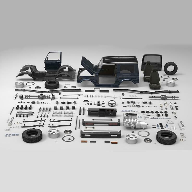 TOUCAN RC HOBBY Capo 1/6 RC Racing CD15828 SIXER1 Crawler Car KIT DIY Model 533MM (New and unassembled and not Painting Condition, You Need to Assemble and Painting it Yourself)