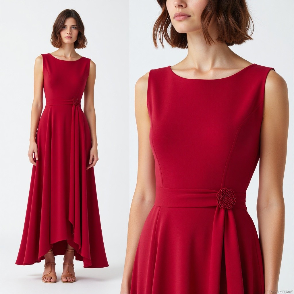 The Lola Dress // Pomegranate