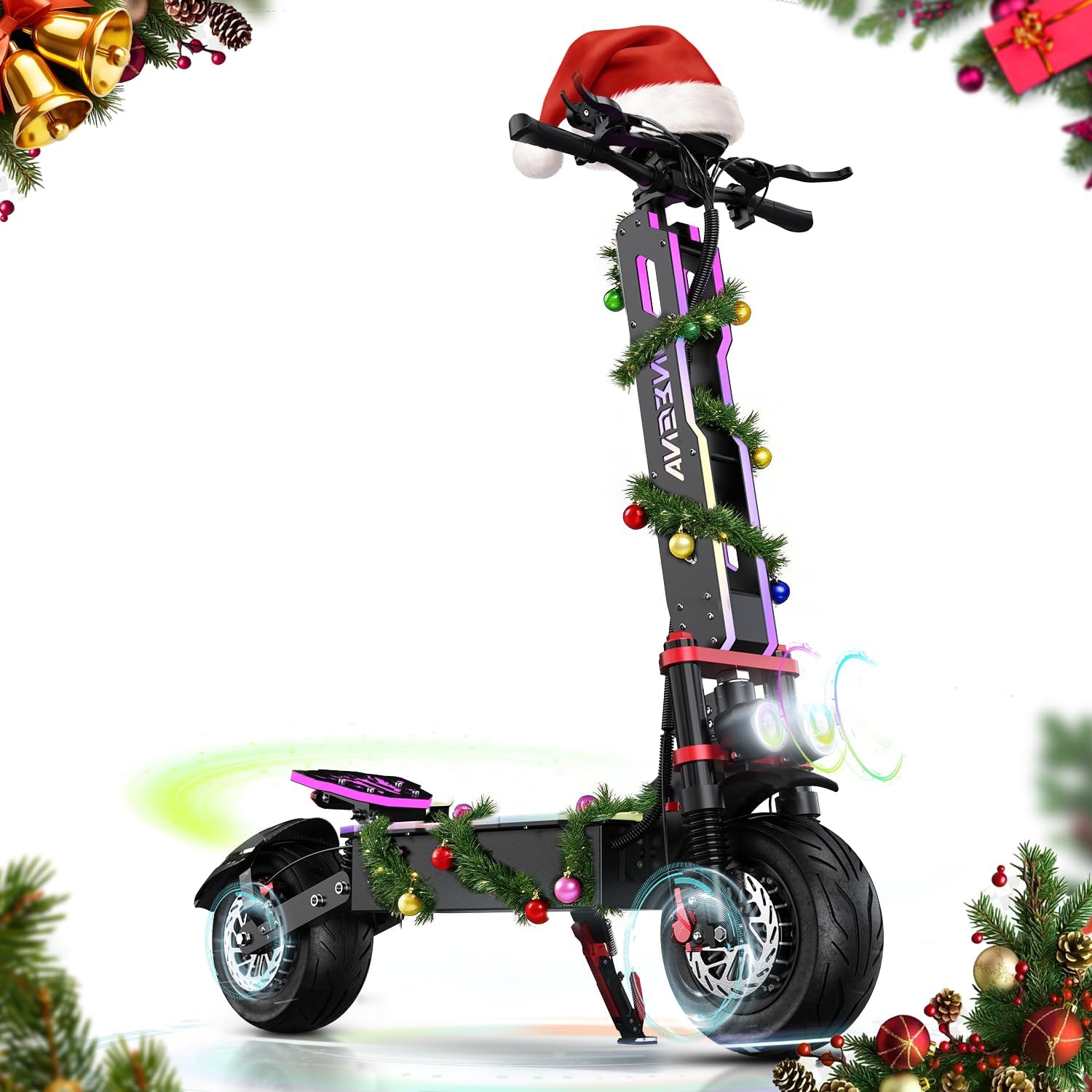 Electric Scooter for Adults, 5600W/7000w Dual Motors, Up to 50/55 MPH Max Speed with 60V 33Ah/38Ah Battery, Up to 50/55 MPH Max Speed, Large Display, 11