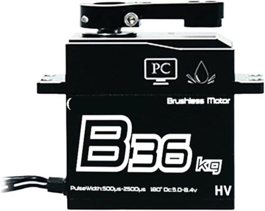 Brushless 36kg Waterproof Brushless Servo 180 Degree Aluminum Digital Housing Full Metal Gear