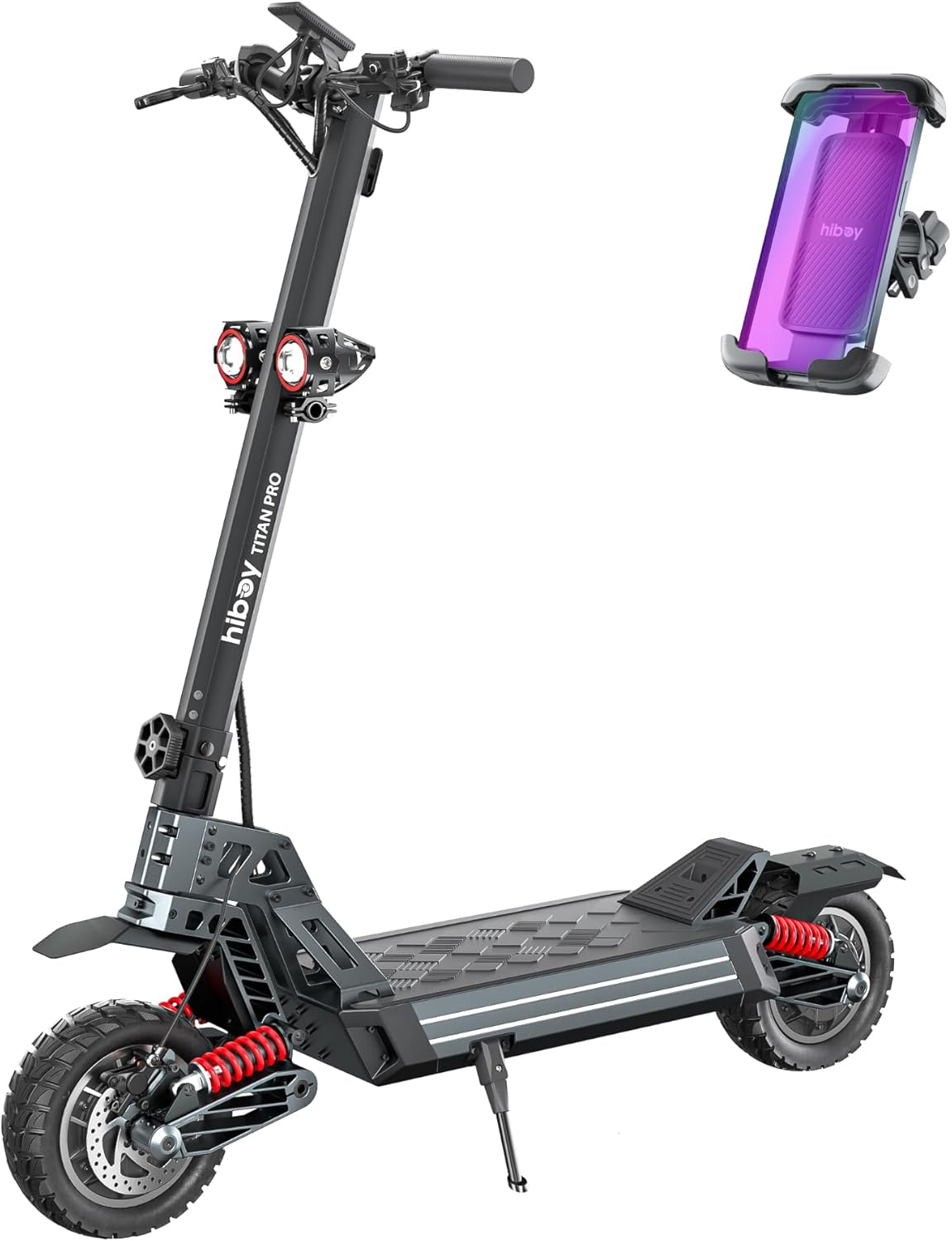 Hiboy Titan Series Electric Scooter, Up to 46–80 Miles Range, 1200W–2400W Motor, 25–31 MPH, 10
